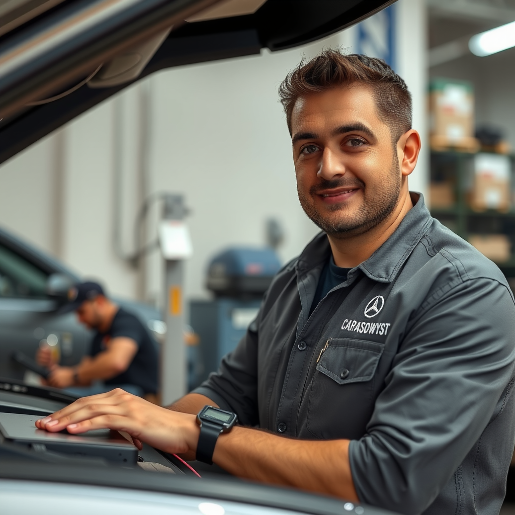 Diego Romero, jefe de evaluaciones técnicas en CarassoWyst, mecánico certificado especializado en sistemas electrónicos vehiculares